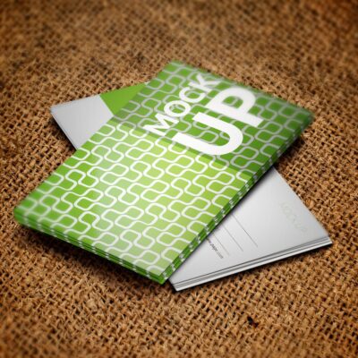 Psd Business Card Green